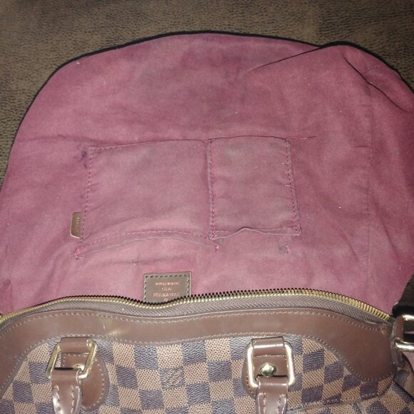 Louis Vuitton Chocolate Checkered Handbag - Picture 14 of 16